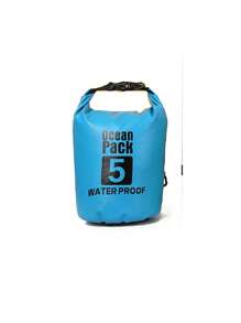 Portable Outdoor Sports Waterproof Bag, Hot Selling Cross-Border 5L 10L 20L PVC Waterproof Shoulder Bag/Backpack, Large Capacity Outdoor Waterproof Bag For Diving, Rafting, Swimming, Beach