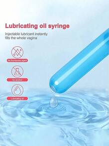 1pc Sex Toy Lube Launcher Anal Vagina Inject Lubricants Enema Lubricant Injector Applicator Syringe Adult Sex Toys For Men