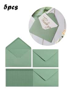 Minimalist Elegant Invitation Cards & Envelopes, Suitable For Valentine's Day, Graduation, Wedding, Party Invitations To Friends, Family, And Girlfriends