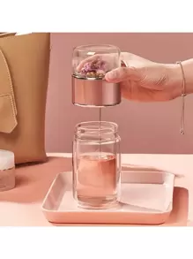 1pc Glass Tea Bottle With Infuser, Double-Layer Glass Cup, Portable Drinking Cup, Travel Gear, Birthday Gift - Multicolor - View 12