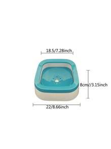 1 pièce Bol d'eau anti-éclaboussures pour amoureux de chats/chiens et maman de chiens/chats, anti-déversement pour les amoureux de chiens et les mamans de chiens, et les amoureux de chats et les mamans de chats, avec base antidérapante et design de filtre flottant, parfait pour les voyages et l'usage domestique, convient aux amoureux de chats, aux mamans de chats, aux amoureux de chiens et aux mamans de chiens