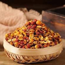 1 pacote (30g) Material de flores secas naturais - botões de rosa espinheiro vermelho, miosótis azul, decoração de flores preservadas para café, restaurante, mesa, sabonete faça você mesmo, vela, artesanato floral