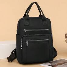 Zaino da donna, casual da viaggio, impermeabile in Oxford, borsa a spalla, borsa grande capienza, zaino multifunzionale da scuola