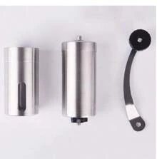 HappyWare Molinillo de café manual - Plateado - Ver 6