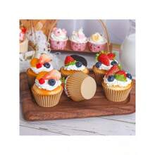 Realistic Cupcake Decor - Perfect For Parties, Holiday Tables, And Celebrations - Reusable And Easy To Clean