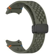 Correa de silicona sin huecos compatible con Samsung Galaxy Watch 7 6 5 4 FE de 40/44mm, 5Pro de 45mm, compatibles con pulsera para Galaxy Watch 6 Classic de 47mm - Reloj Samsung7/6/5/4 - Ver 7