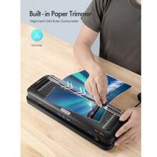 Laminadora Enmicadora Térmica Y Frio 5 En 1 Con Cortador - Negro - Ver 11