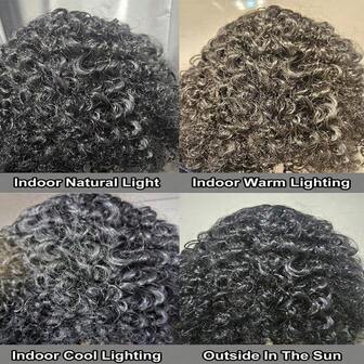 12" Curly Wig With Headband, Natural Synthetic Hair Wigs For Women, Voluminous African Curls, Suitable For Cosplay