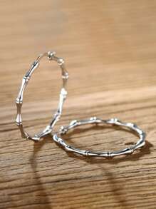 1 Paar Charm 925 Sterling Silber Creolen Ohrringe Hochzeitstag Ohrschmuck für Frauen Geschenk Edel Schmuck