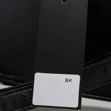 Light Luxury Lychee Patterned Tote Bag, Women's Multifunctional Buckle Decoration Handbag, Dinner Bag - 黑色 - 查看 2