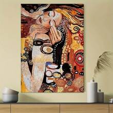 Vibrant Abstract Design,-1 Pc Wooden Framed Canvas Painting -  Thickness 2.25cm/0.9inch,Valentine's Day Decorations At Home,Valentine's Day,New Year,Home Gift Decoration, Room Decoration Aesthetic, Wall Decoration Art, Perfect Gift, Autumn And Winter Wall Decoration, Living Room Decoration, Bedroom Decoration, Kitchen Decoration, Entry Decoration, Bathroom Decoration, Direct Wall Painting, High Quality Wall Painting Poster ,Easter  Easter Decorations For Women