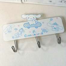 Sanrio 1pc Adhesive Hook, Ultra-Strong Secure Holding For Towels, Bags, Keys, Adorable Design, Cute Decor For Living Room, Kitchen, Bathroom, Bedroom, Office