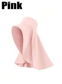 1 Pc Unisex Outdoor Breathable Sun Hat, 50+ UPF Protection, Style Wide Brim Neck Cover Hat For Fishing, Hiking, Camping, Suitable For Beach, Gardening, Ponytail Holes