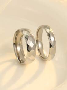 Nkeybbon 1 peça anel personalizado gravado para noivado e casamento, nome gravado ou presente para o dia dos namorados, dia do romance, feriados importantes