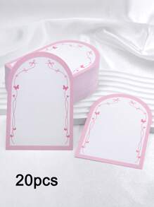 20pcs Nail Art Storage Cards 12.5x8.5cm Arch Display Card False Nails Cardboard Handmade Nail Tips Portable Manicure Nail Packaging Cards - Multicolor - View 10