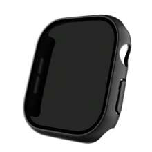 1 件男女款隐私手表壳适用于 40/41/44/45/42/46 毫米防窥超薄玻璃屏幕保护膜轻质保护套保险杠适用于手表系列 10/9/8/7/6/SE/5/4