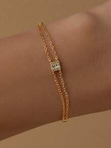 1 pièce Bracelet ajustable empilable avec nœud papillon pour femmes | Bijoux en argent sterling 925 hypoallergénique | Chaîne délicate romantique pour un port quotidien, mariage, fête | Boîte cadeau de Ramadan, bijoux fins