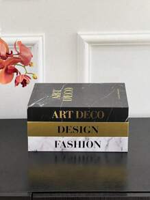 3 stuks decoratieve nepboeken, modieuze huisstijl, geïnspireerd door ontwerpers, karton (kan niet open). Ideaal voor woonkamerdecoraties, bureaubladdecoraties en wanddecoraties. Geschikt voor veel scenario's Kamer Woonkamertafel TV-standaard Rommelige boekenplank Bureau Kast Winkel Werkruimte Voorbeeldkamer Zomerdecoraties Herfstdecoraties Halloweendecoraties Kerstdecoraties