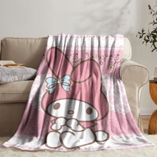 Sanrio Soft And Comfortable Blanket, No Shedding, Suitable For Children And Babies, Perfect For Napping, Excellent Quality, Cute Cartoon Character Patterns, Low Price, Random Patterns, Limited Quantities, Grab It While You Can! Great !!