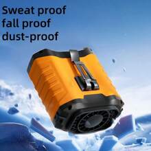 Portable Waist Fan Clip On Wearable Waist Belt, Personal Fan Powered By Rechargeable Battery, 5-Speed And Flashlight Neck Hands-Free Cooling, Suitable For Outdoor Camping Travel - Multicolor - View 7