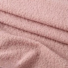 1 Stück 20 x 63 Zoll breiter Uni-DIY-Stoff, Teddy Kurzhaar Plüsch Dekorationsstoff, vorgeschnittene Oblongs für Heimwerken, Nähen, Quilten