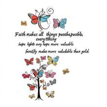 Colorful Butterfly English Decorative Wall Stickers Bathroom Toilet Stickers Living Room Bedroom Outdoor Refrigerator Stickers Kitchen Stickers Dining Room Decoration Beautification Home Wall Stickers Waterproof Removable PVC Material Gifts Birthday Graduation Home Decor Wall Decor Bathroom Decor Bedroom Decor Room Decoration Stuff Living Room Decor House Decor Home Decor Living Room Wall Paper Personalised Stickers