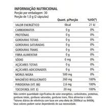 Natunectar Amora Miura + Magnésio,Vitamina B6,E - 60 Cápsulas Saúde e Bem-Estar