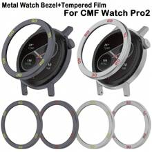 适用于 CMF Watch Pro2 金属环手表表圈替换屏幕保护膜表圈智能手环框架 - 彩色 - 查看 1