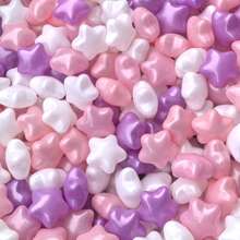 50pcs Star Shape Ball Pit Balls, Ocean Balls For Ball Pool, Kids Indoor Outdoor Family Toys, Crush-Proof Colorful Ocean Balls For Baby Or Toddler Ball Pit, Water Bath Toy, Room &Party Decorations, Plastic Balls Perfect For Pool And Party