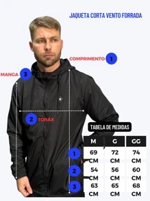 Men's Windbreaker Jacket Lined Waterproof Plain Hooded Ultra Light - Màu xanh hải quân - Xem 2