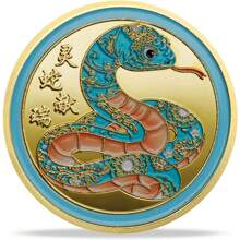 2025 Chiński Zodiak Rok Węża Feng Shui Szczęśliwy Kolekcjonerski