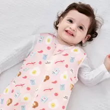 2 Pcs Baby Big Space Sleeping Bag 0.5 Tog Sleep Sack For 0-18 Months Infant