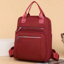 Zaino da donna, casual da viaggio, impermeabile in Oxford, borsa a spalla, borsa grande capienza, zaino multifunzionale da scuola