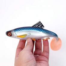 T-Tail Soft Fishing Lures, Widely Used For Swimming Lures In Most Water Bodies, Suitable For Most Fish Species