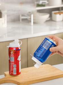 1pc 打开饮料的密封盖，将罐装饮料防尘，让您打开的饮料保质期更长，给您的生活带来便利