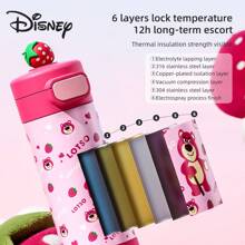 Disney Spider-Man Cartoon Doll Student Thermal Mug 316 Stainless Steel Carrying Rope Straight Drinking Mug School Insulated Water Bottle - HM3496 - View 6