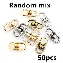 20-50 件 19x9 毫米钩扣 8 字旋转扣钥匙扣链连接器适用于 DIY 珠宝制作钥匙圈包扣 - 19x9mm - 查看 15