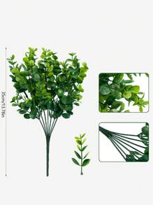 8pcs-UV-Resistant Artificial Boxwood Shrubs - Ideal For Indoor/Outdoor Decor, Weddings And Home Gardens Decor,Artificial Greenery Plants Outdoor UV Resistant Fake Plants Boxwood Shrubs Grass,8 Bundles For Farmhouse Home Garden Office Patio Backyard Gifts Birthday Graduation - Green - View 6