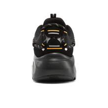 Skechers Women's New Waffle Bear Patchwork Contrast Color Soft Sole Shock Absorbing Chunky Sneakers 896143