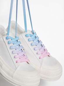 全新渐变色鞋带替换件，适用于时尚低帮运动鞋、休闲运动鞋 - 彩色 - 查看 6