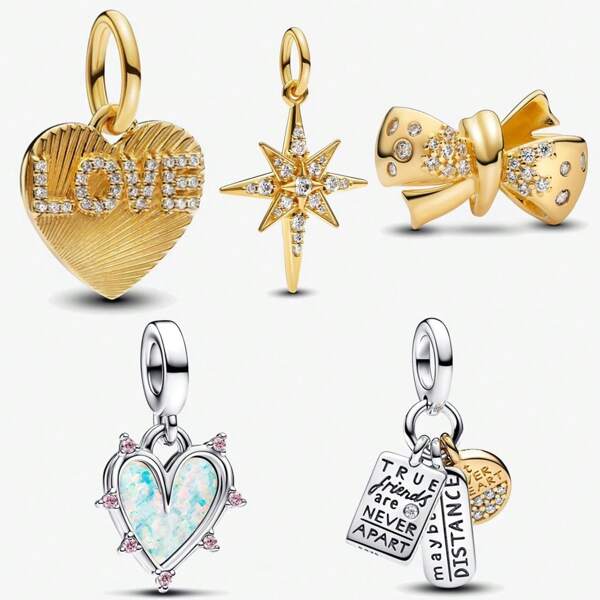 1 Piece Of Carvable Love Charm Silver Plated Fit Bracelet Necklace DIY Jewelry Birthday Gift Anniversary Gift