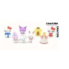Sanrio 1 pieza o 4 piezas de borrador de estilo aleatorio de , , , - Caja misteriosa con bolsa de gato de dibujos animados adorable, regalo de artículos de oficina (algunas partes pueden ser aleatorias)