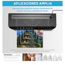 Laminadora Enmicadora Térmica Y Frio 5 En 1 Con Cortador - Negro - Ver 10