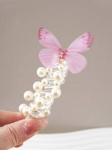 1 Stück/2 Stücke/3 Stücke süße Schmetterling Rose Spiral Haargummis, HaarHaargummi, Haaraccessoires für Mädchen - Verschiedenfarbig - Übersicht 14