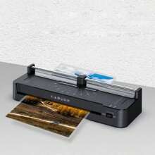 Laminadora Enmicadora Térmica Y Frio 5 En 1 Con Cortador - Negro - Ver 2