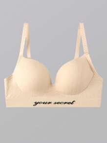 Set de 3 sujetadores inalámbricos con efecto push-up, ropa interior minimalista y transpirable de uso casual para mujeres