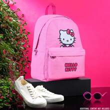 Hello Kitty Sanrio Backpack Tweens Kawaii Rucksack School Bag Daypack Travel Days Out PE Sports Anime Gift - Pink - View 2