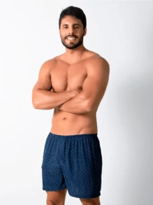 Kit Up To 3 Men's  Canção Comfortable Sleepwear Underwear For Men - Nhiều màu - Xem 4