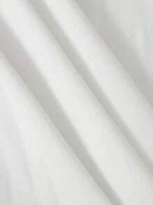 Women's T-Shirt With Letter And Castle Print For Summer - 白色 - 查看 3