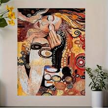 Vibrant Abstract Design,-1 Pc Wooden Framed Canvas Painting -  Thickness 2.25cm/0.9inch,Valentine's Day Decorations At Home,Valentine's Day,New Year,Home Gift Decoration, Room Decoration Aesthetic, Wall Decoration Art, Perfect Gift, Autumn And Winter Wall Decoration, Living Room Decoration, Bedroom Decoration, Kitchen Decoration, Entry Decoration, Bathroom Decoration, Direct Wall Painting, High Quality Wall Painting Poster ,Easter  Easter Decorations For Women